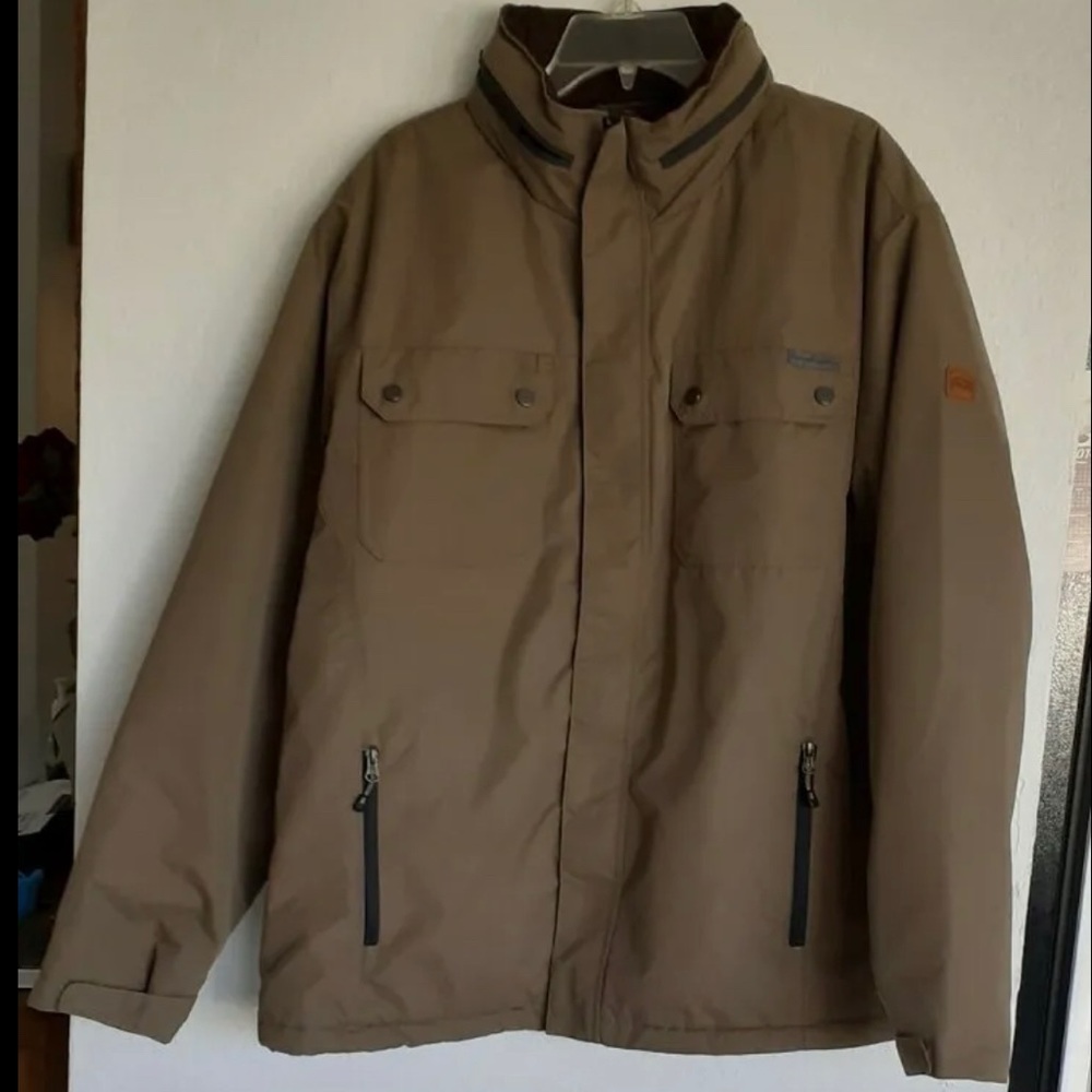 Rugged elements men's trek jacket/ green /size XL.